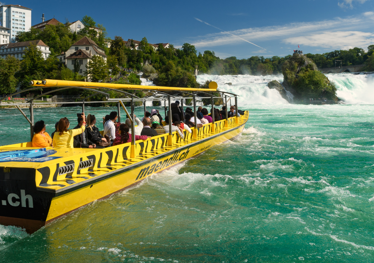 rhine falls boat ride